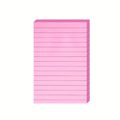 50 Lined Sticky Notes Bright Colors 10 16X15 24 Cm Self Adhesive Note Pad