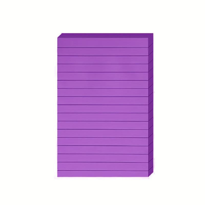 50 Lined Sticky Notes Bright Colors 10 16X15 24 Cm Self Adhesive Note Pad