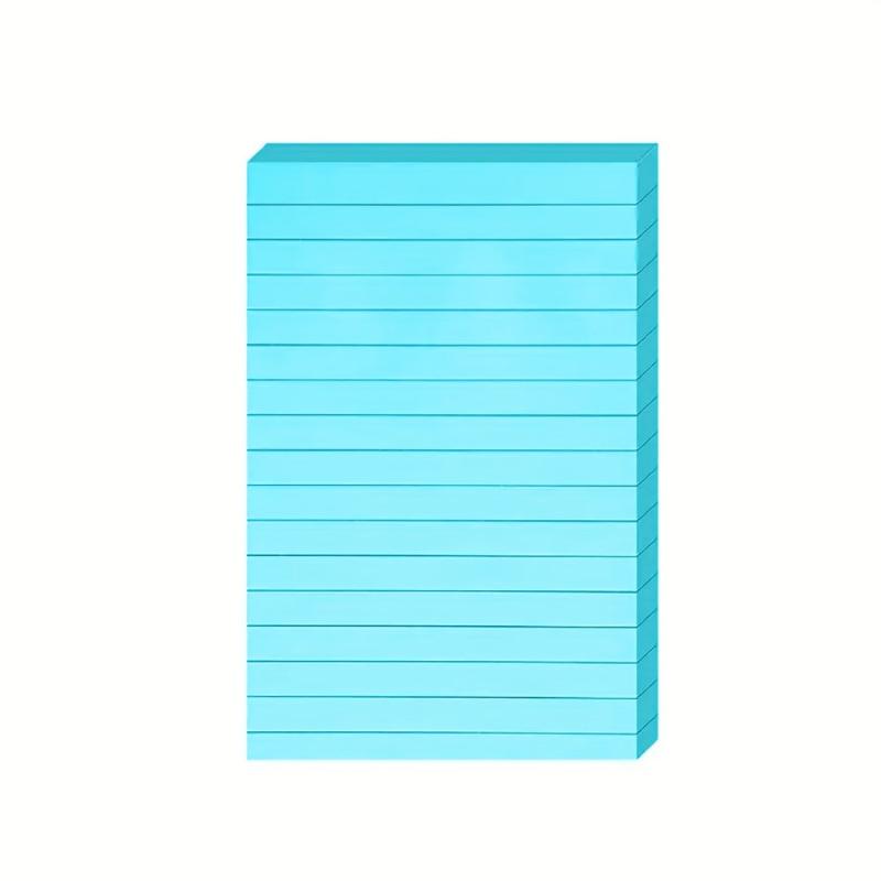 50 Lined Sticky Notes Bright Colors 10 16X15 24 Cm Self Adhesive Note Pad
