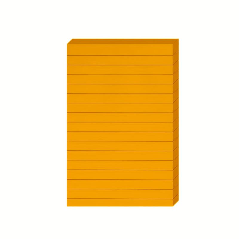 50 Lined Sticky Notes Bright Colors 10 16X15 24 Cm Self Adhesive Note Pad