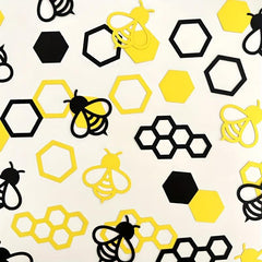 80pcs Bee Confetti Baby Baptism Party Decorations DIY Crafts