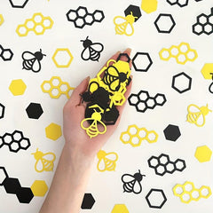 80pcs Bee Confetti Baby Baptism Party Decorations DIY Crafts