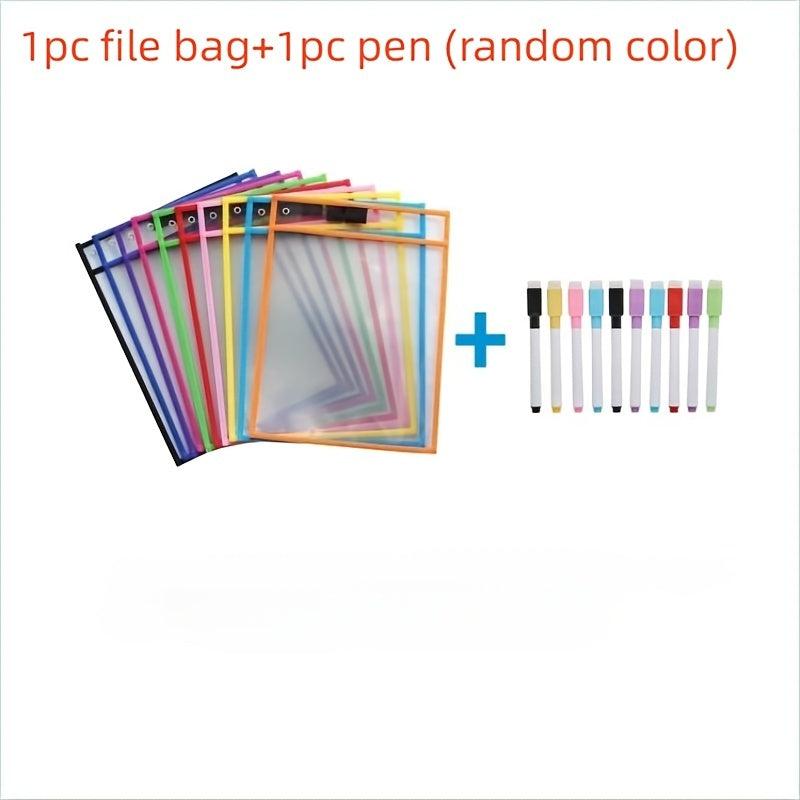 Reusable PVC Dry Brush Bag Drawing Toy for Adults