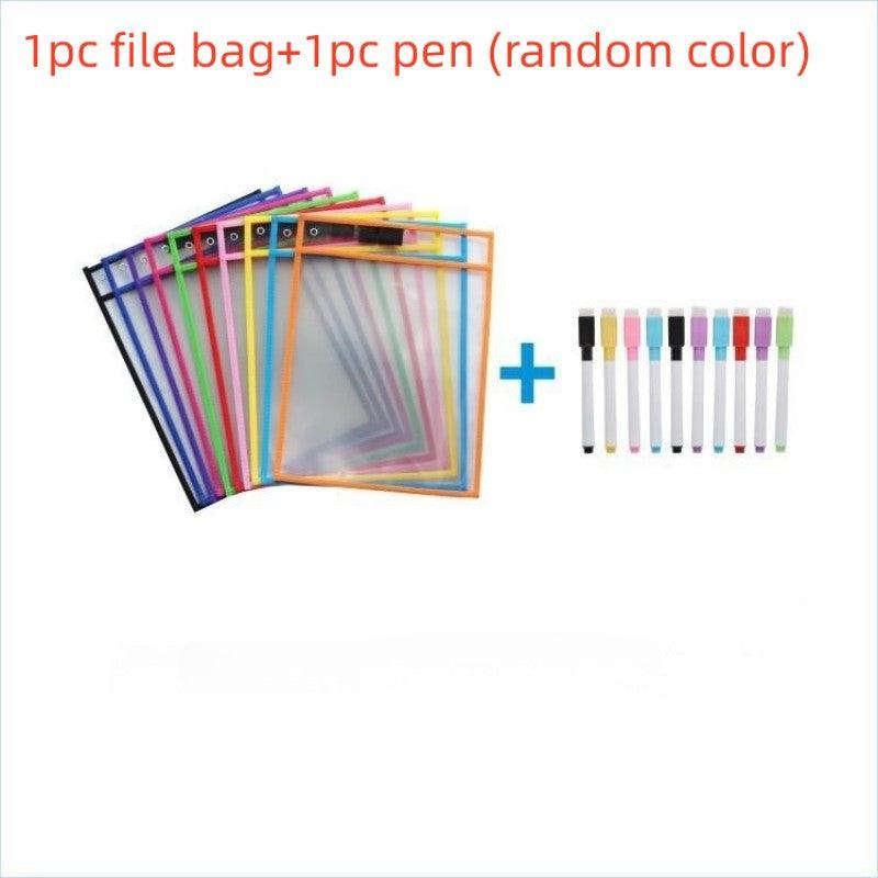 Reusable PVC Dry Brush Bag Drawing Toy for Adults