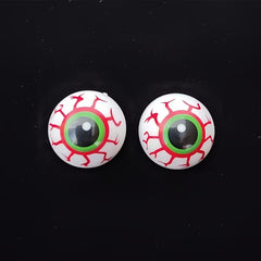 2pcs Halloween Colored Eyeball Trick Props Ghost Eye Semi round Bowl