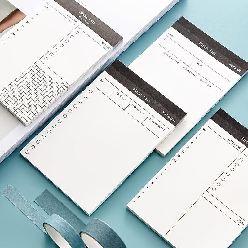 50 Sheets Memo Book Desktop Schedule Notepad Business Plan Office Supplies