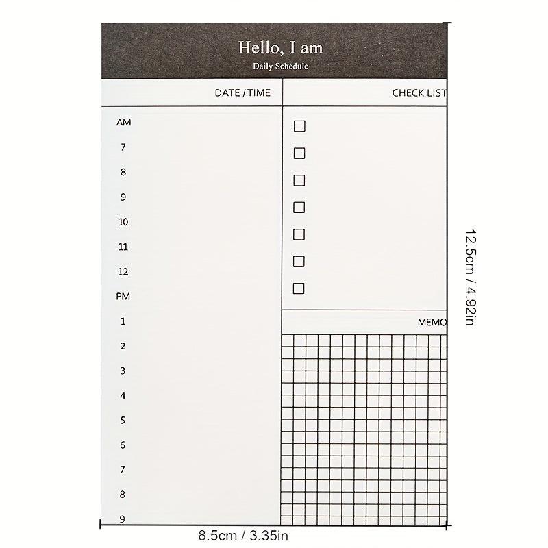 50 Sheets Memo Book Desktop Schedule Notepad Business Plan Office Supplies