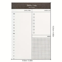 50 Sheets Memo Book Desktop Schedule Notepad Business Plan Office Supplies