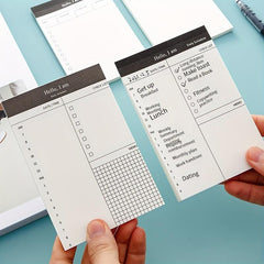 50 Sheets Memo Book Desktop Schedule Notepad Business Plan Office Supplies
