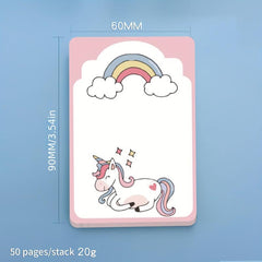 Creative Unicorn Sticky Notes for Students