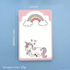 Creative Unicorn Sticky Notes for Students