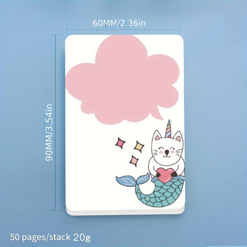Creative Unicorn Sticky Notes for Students