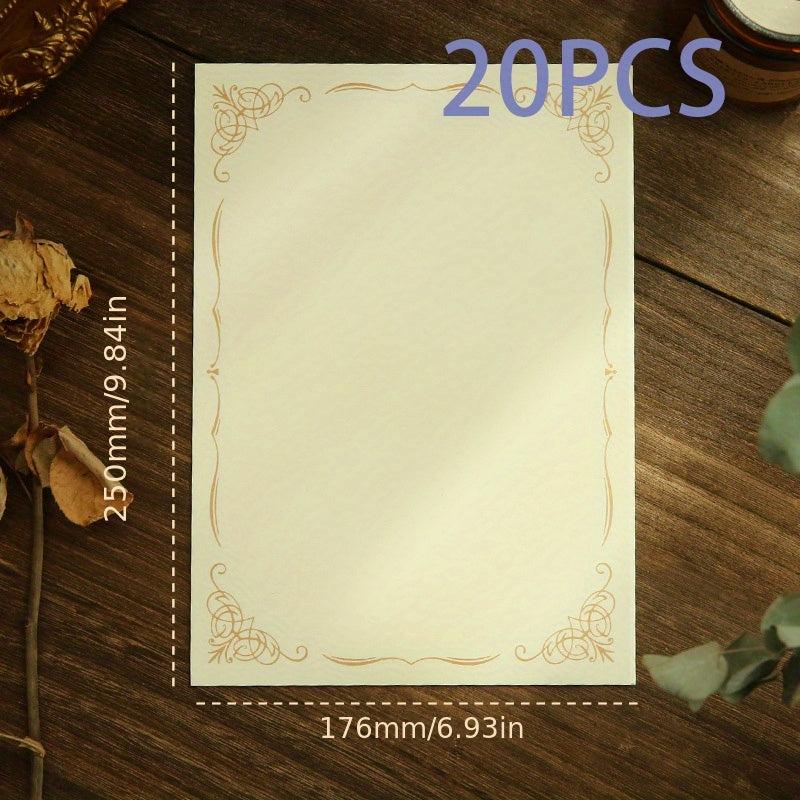 Vintage European Literary Letter Paper B5 Handwritten Love Letter Confession