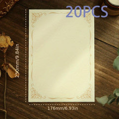 Vintage European Literary Letter Paper B5 Handwritten Love Letter Confession