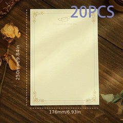 Vintage European Literary Letter Paper B5 Handwritten Love Letter Confession