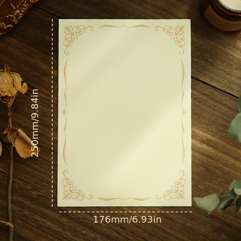 Vintage European Literary Letter Paper B5 Handwritten Love Letter Confession