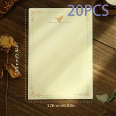 Vintage European Literary Letter Paper B5 Handwritten Love Letter Confession