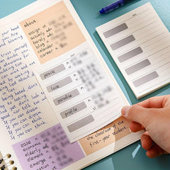 50 Sheets Multifunction Sticky Notes Tearable Note Paper