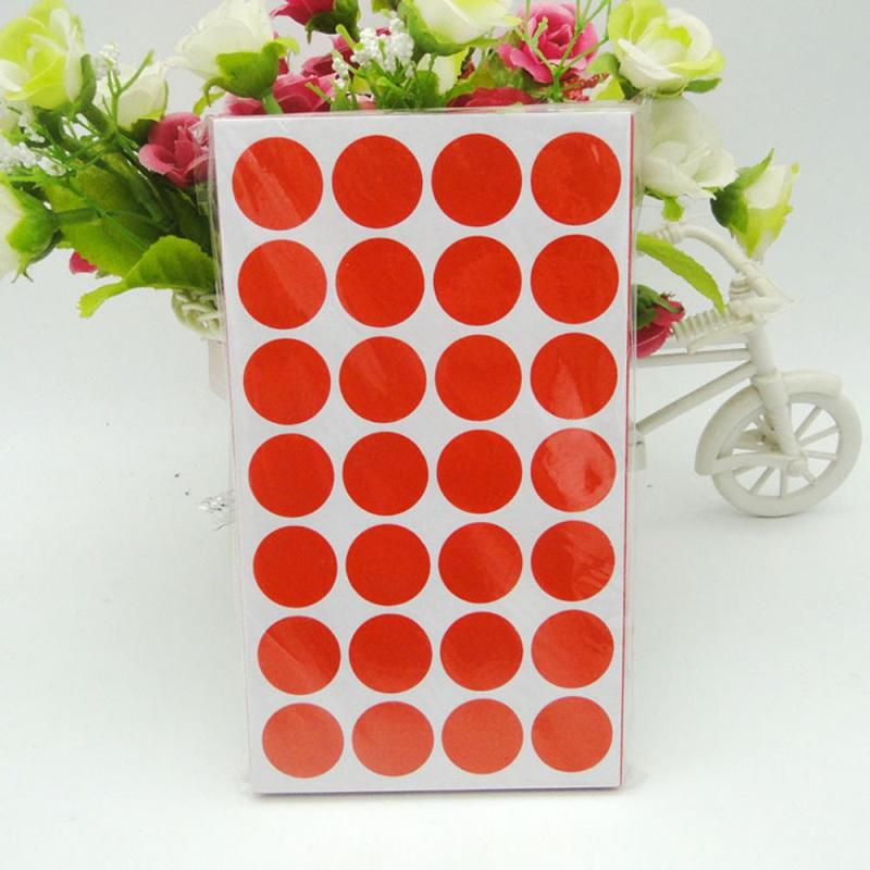 68 Self Adhesive Coloured Dot Stickers for Eye-Catching Labels