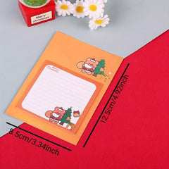 1pc Christmas Sticky Notes Student Message Memo Notepad Learning Office Memo