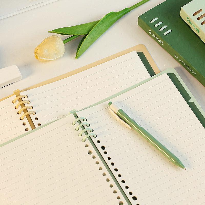 Gradient Coil Notebook, 60 Sheets, Horizontal Grid, Spiral Hardcover