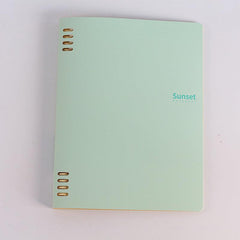 Gradient Coil Notebook, 60 Sheets, Horizontal Grid, Spiral Hardcover