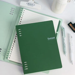 Gradient Coil Notebook, 60 Sheets, Horizontal Grid, Spiral Hardcover