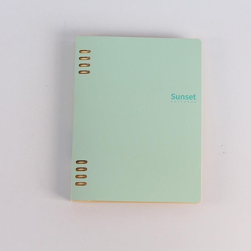 Gradient Coil Notebook, 60 Sheets, Horizontal Grid, Spiral Hardcover