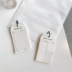 Ring Buckle Notebook 15inch 52 Sheets Students Daily Schedule Stationery