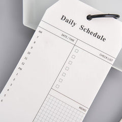 Ring Buckle Notebook 15inch 52 Sheets Students Daily Schedule Stationery