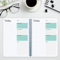 Trees 1 Pc Simplified Daily Notebook Undated To Do List Checklist Planner