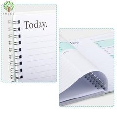 Trees 1 Pc Simplified Daily Notebook Undated To Do List Checklist Planner