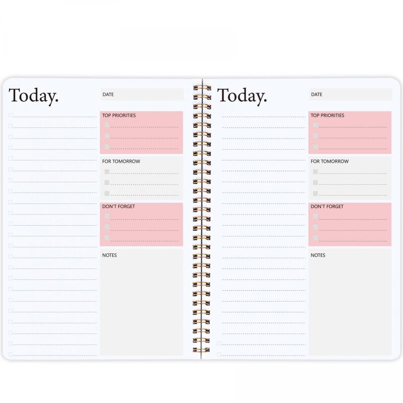 Trees 1 Pc Simplified Daily Notebook Undated To Do List Checklist Planner