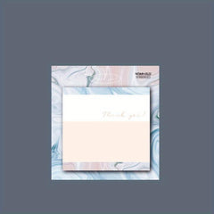 Marble Ins Style Sticky Notes Memo Pad Cartoon Student Notepad