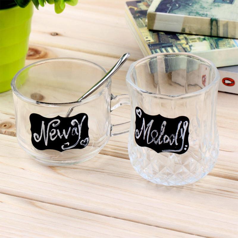 Small Blackboard Label Sticker for Glass Bottles
