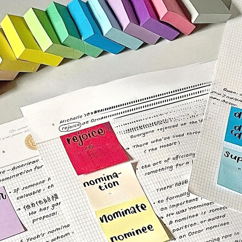1100 Sheets Sticky Notes Memo Pad Self Stick Note Pads Cartoon Student