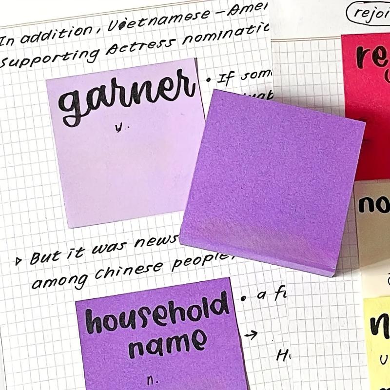 1100 Sheets Sticky Notes Memo Pad Self Stick Note Pads Cartoon Student