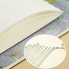Rose Pattern Spiral Sketch Book 50 Pages