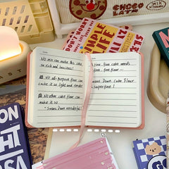 1pc Vintage Notebook Student Pocket Book Small Book Mini Portable Notebook