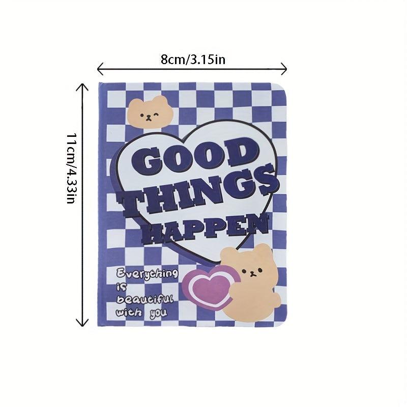 1pc Vintage Notebook Student Pocket Book Small Book Mini Portable Notebook