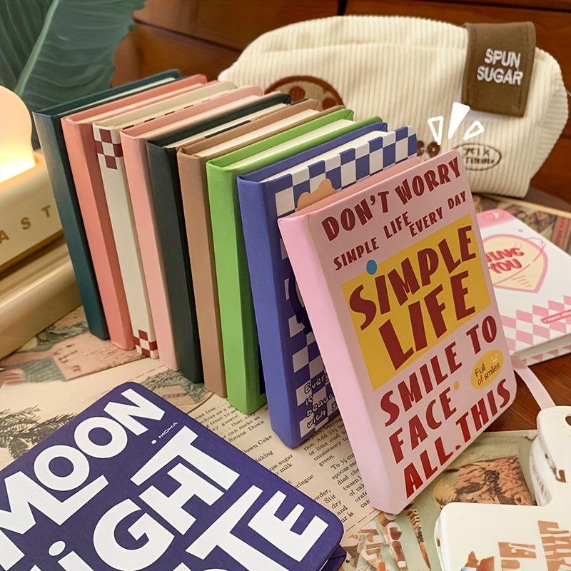 1pc Vintage Notebook Student Pocket Book Small Book Mini Portable Notebook