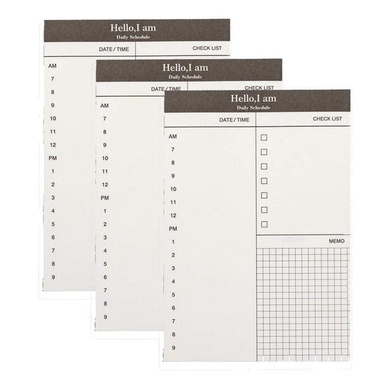 Minimalistic Desktop Calendar Notepad - 50 Sheets