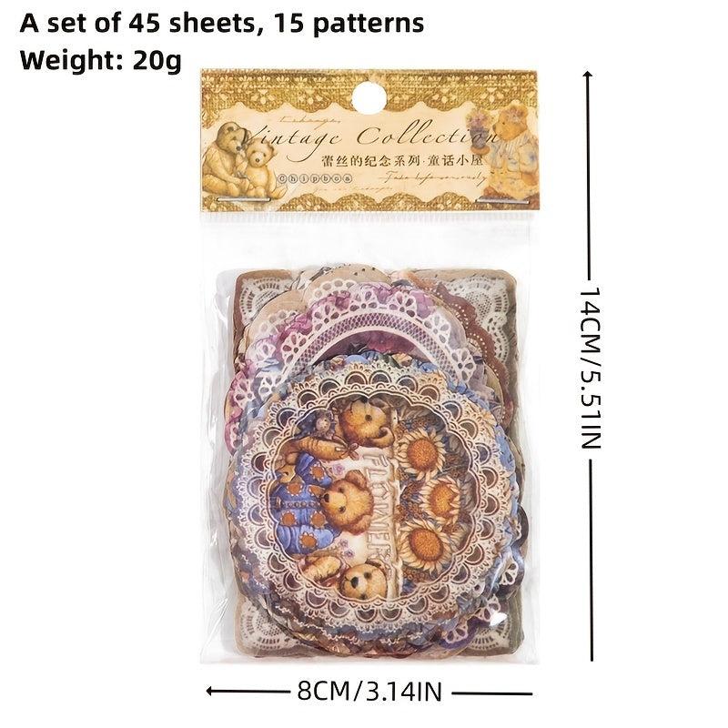 Lace's Memorial Series Lace Themed School Supplies DIY Material Paper 9 9