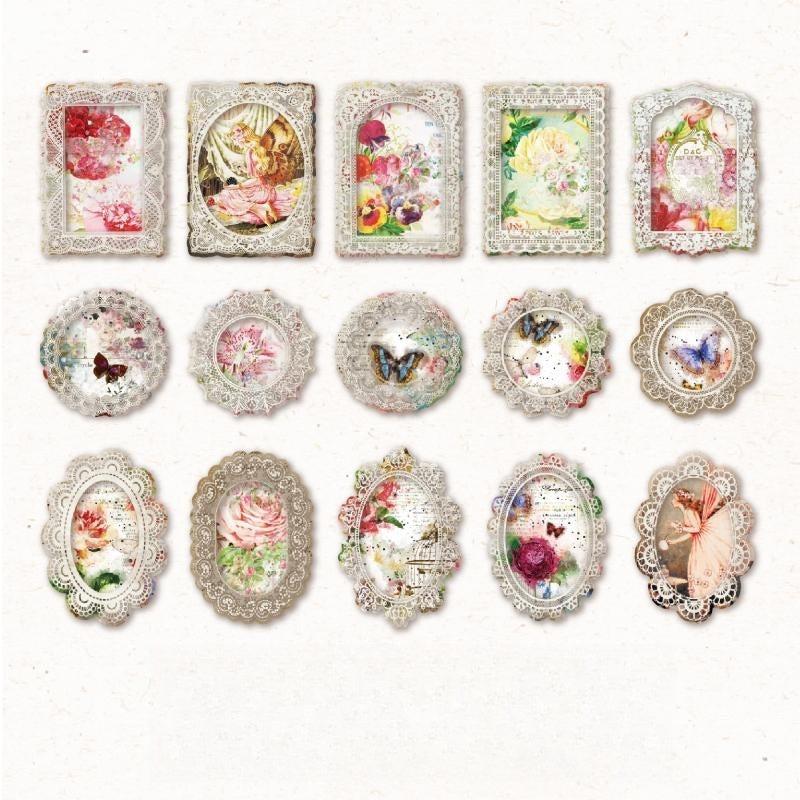 Lace's Memorial Series Lace Themed School Supplies DIY Material Paper 9 9