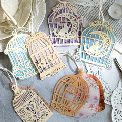 10-Piece Hollow Flower Window Paper Set