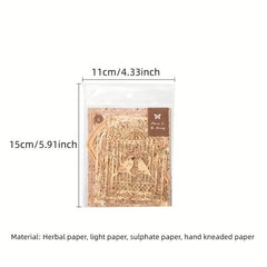 10-Piece Hollow Flower Window Paper Set