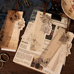20 Retro Journal Diary Decorative Papers
