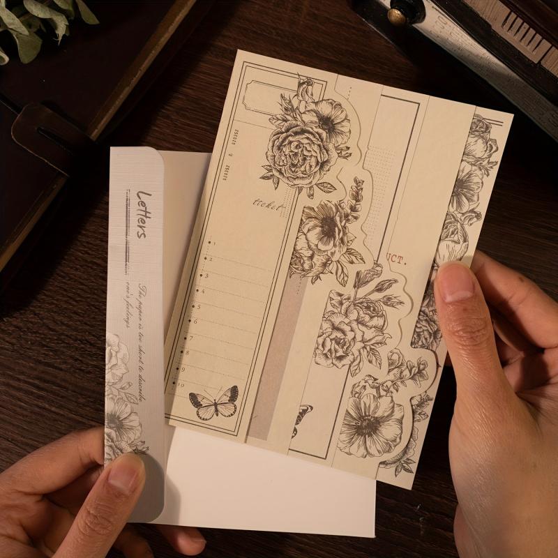 20 Retro Journal Diary Decorative Papers