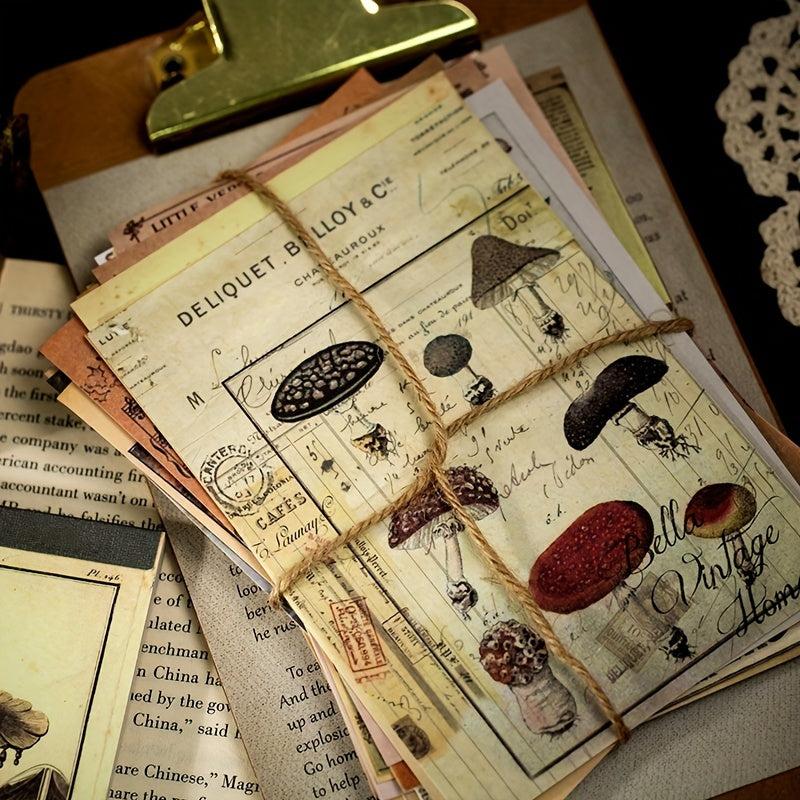 60pcs Vintage Time Book Series Scrapbook Paper Pack