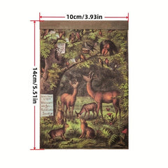 60pcs Vintage Time Book Series Scrapbook Paper Pack